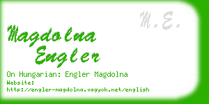 magdolna engler business card